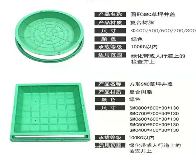 石嘴山树脂复合种植井盖展示